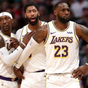  詹姆斯三双领军湖人加时苦战险胜掘金