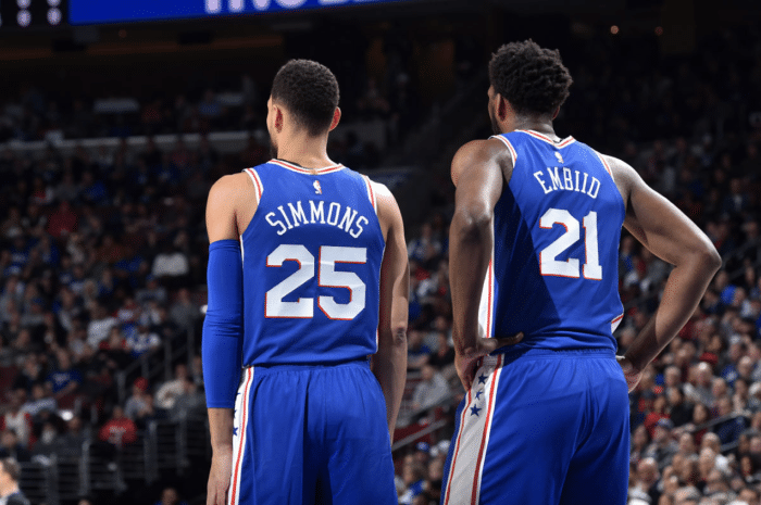  恩比德统治内线七十六人客场力克尼克斯